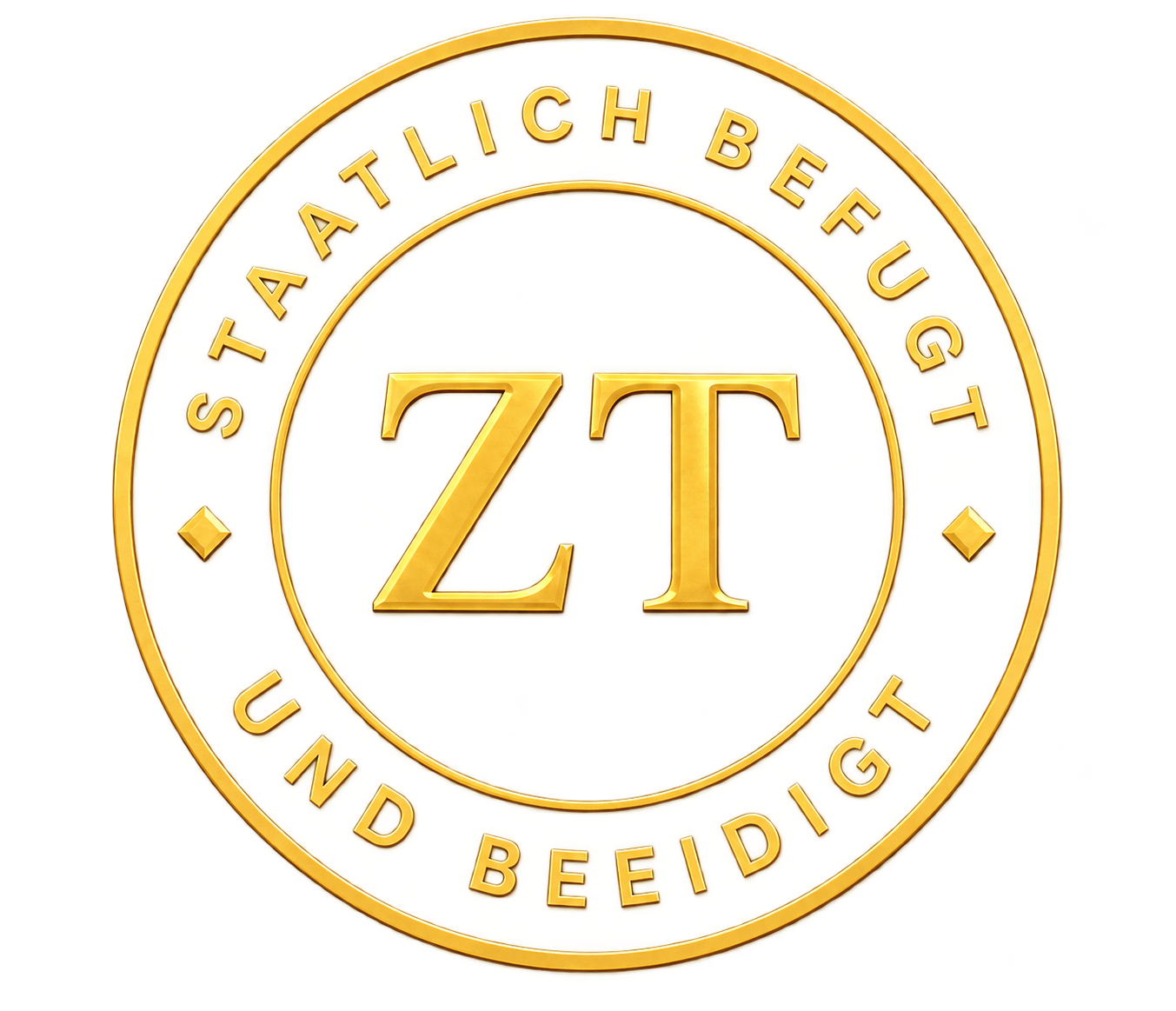 ZT-Siegel – staatlich befugt und beeidet